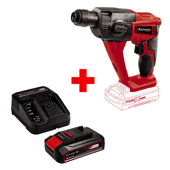 Перфоратор аккумуляторный Einhell PXC TE-HD 18 Li + ЗУ + 1 АКБ 2,5 Ач 4513812SET