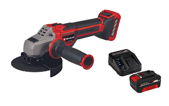 Шлифмашина угловая аккумуляторная Einhell PXC TP-AG 18/125 CE Q LI (акк. 4.0Ач+з.у) 4431155SET_u