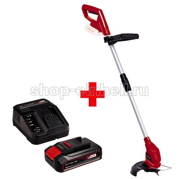 Триммер аккумуляторный  Einhell PXC GC-CT 18/24 Li + АКБ 2.5Ач + ЗУ 3411123SET