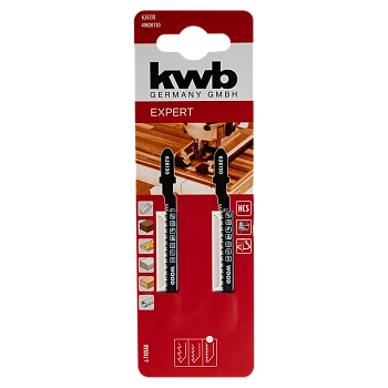 Пилки для лобзика по дереву KWB (фигурный рез) 626130