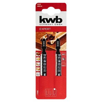 Пилка для лобзика по дереву KWB (чистый рез) 626145