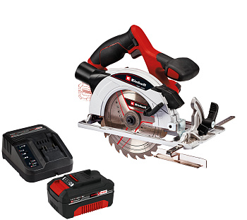 Пила циркулярная аккумулятрная Einhell PXC TE-CS 18/165-1 Li (аккумулятор 18В, 4Ач+з\у) 4331207SET_u